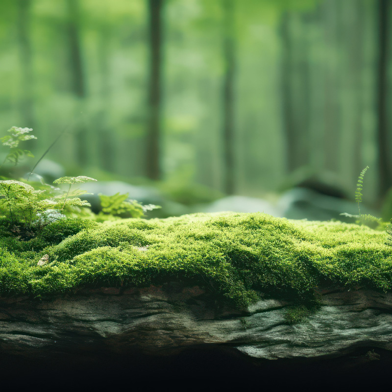 habersham_therapy_atlanta Moss on a log in a forest; Work with us at Habersham Therapy in Atlanta